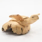 Handgefertigte Parasiten Holz Kunstschnitzerei - steigende Meeresschildkröte