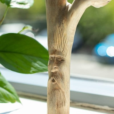 Handgefertigte Parasiten Holz Kunstschnitzerei - Greenman